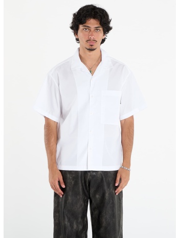 πουκάμισο palm angels curved logo classic shirt ss white/ σε προσφορά