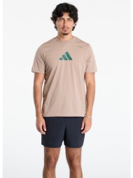 μπλουζάκι adidas climacool category training graphic t-shirt chalky brown/ earth strata l