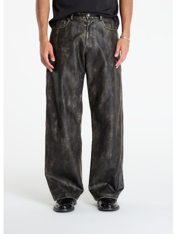 παντελόνια palm angels curved logo coated pants dark grey/ σε προσφορά
