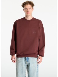 φούτερ y-3 fl crew sweat unisex mystery brown xl