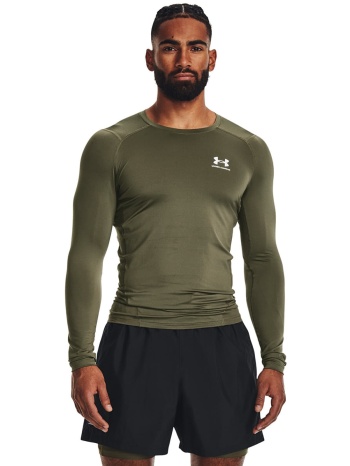μπλουζάκι under armour hg armour comp ls green xxl σε προσφορά