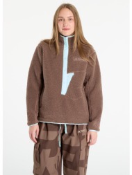φούτερ adidas terrex xploric high pile fleece pullover sweatshirt earth strata/ aurora ivy s