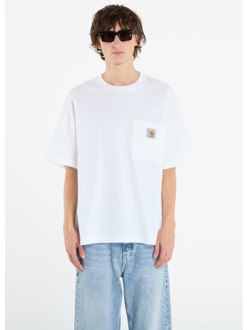 μπλουζάκι carhartt wip s/s work pocket t-shirt unisex white σε προσφορά