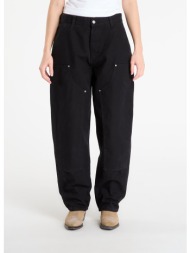 παντελόνια carhartt wip w` og double knee pant black stone washed m