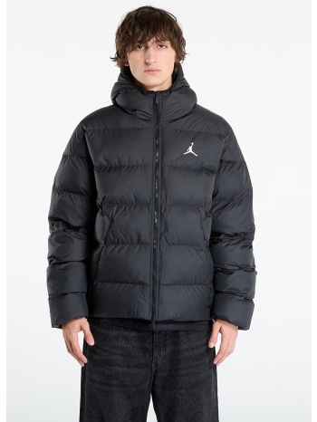 μπουφάν jordan brooklyn men`s puffer jacket black/ white m σε προσφορά