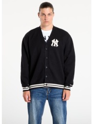 πουλόβερ new era mlb knit cardigan new york yankees unisex black l