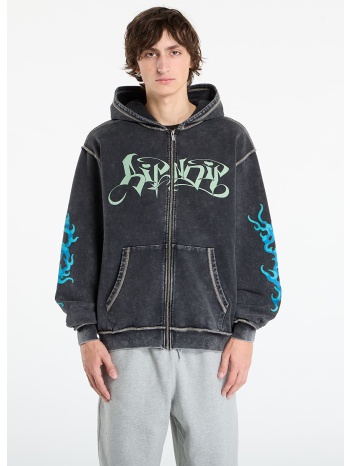 φούτερ ripndip squabble up hoodie black vintage wash xxl σε προσφορά