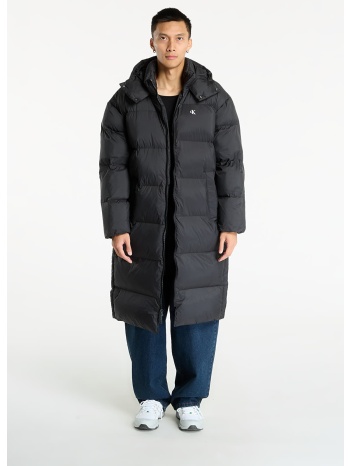 παλτό calvin klein jeans ls long length hooded coat black xl σε προσφορά