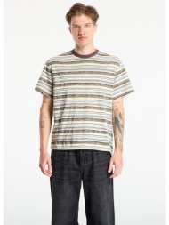 μπλουζάκι brain dead toni stripe t-shirt olive/ multi xl