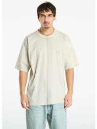 μπλουζάκι c.p. company 24/1 jersey short sleeve printed logo t-shirt pistachio shell beige m
