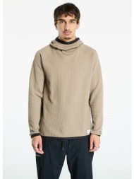 φούτερ craft grid hood taupe xl