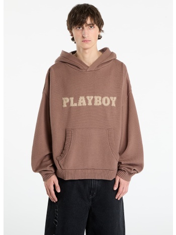 πουλόβερ playboy x ftshp sweater hoodie unisex brown m σε προσφορά