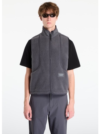 γιλέκο pas normal studios off-race pile fleece vest steel l σε προσφορά