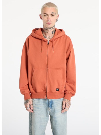φούτερ vans lx zip hoodie burnt orange l σε προσφορά
