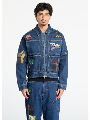 μπουφάν patta whole lotta labels denim jacket unisex blue σε προσφορά