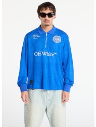 μπλουζάκι off-white lion nation soccer l/s polo navy blue l