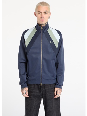 μπουφάν fred perry striped panel track jacket dark airforce σε προσφορά