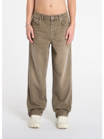 παντελόνια represent r3 baggy denim washed olive 33 σε προσφορά