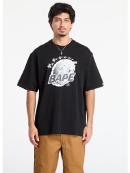 μπλουζάκι a bathing ape metal ape head relaxed fit tee black xxl