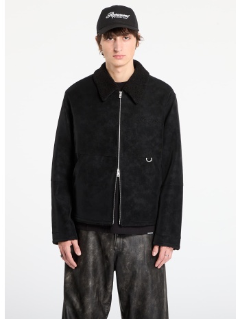 μπουφάν represent shearling jacket jet black s σε προσφορά