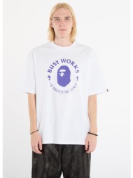 μπλουζάκι a bathing ape busy works relaxed fit tee white m
