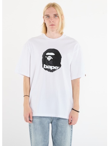 μπλουζάκι a bathing ape ape head relaxed fit tee white xl σε προσφορά