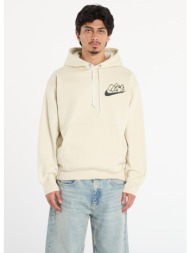 φούτερ nike solo swoosh men`s fleece hoodie lt khaki xxl