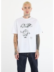 μπλουζάκι a bathing ape tree edge camo ape face tee unisex white l