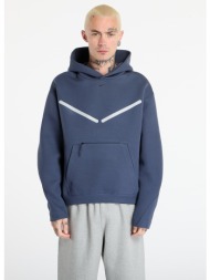 φούτερ nike tech men`s pullover hoodie with reflective accents thunder blue/ black xl