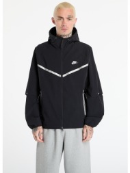 μπουφάν nike tech men`s full-zip woven windrunner jacket black s