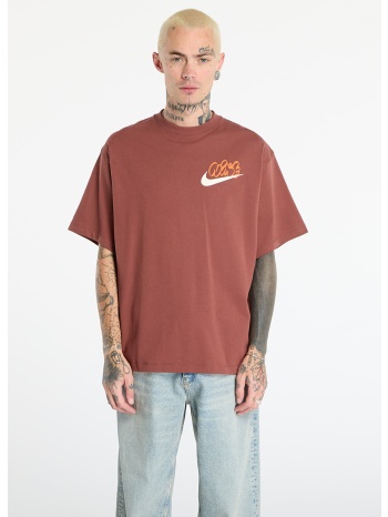 μπλουζάκι nike solo swoosh men`s t-shirt red sepia s σε προσφορά
