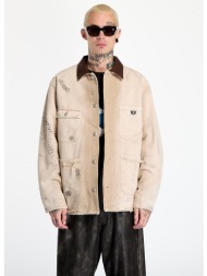 μπουφάν misbhv marfa twill work jacket dusted white xl