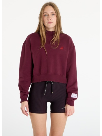 φούτερ bandit cotton fleece women`s cropped crewneck fig s σε προσφορά