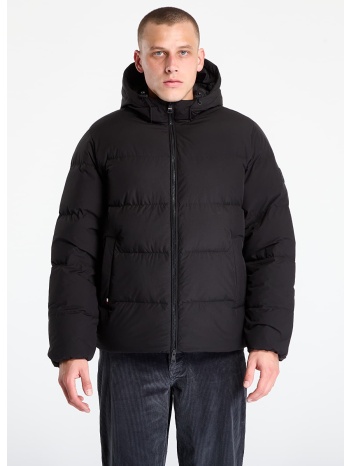 μπουφάν tommy hilfiger down hooded puffer jacket black l σε προσφορά