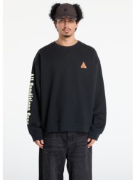 φούτερ nike acg `tuff fleece` crew-neck black s