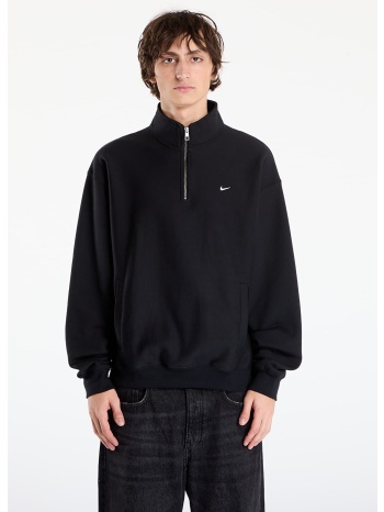 φούτερ nike solo swoosh men`s fleece quarter-zip top black/ σε προσφορά