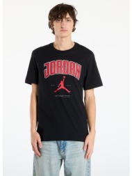 μπλουζάκι jordan men`s t-shirt black/ gym red/ gym red m