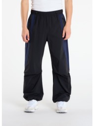 παντελόνια nike tech men`s dri-fit woven color-block oversized pants black/ obsidian/ black l