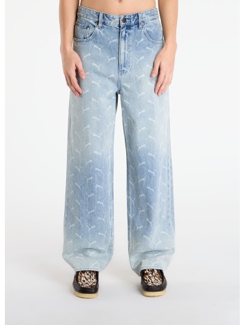 παντελόνια puma x a$ap rocky laser monogram faded denim/ σε προσφορά