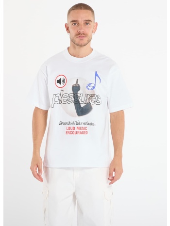 μπλουζάκι pleasures loud music t-shirt white l σε προσφορά