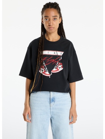 μπλουζάκι jordan flight women`s oversized t-shirt black/ σε προσφορά