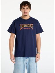 μπλουζάκι thrasher cracked by exteenager t-shirt navy xxl