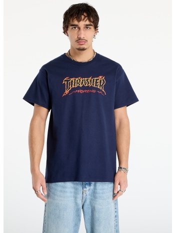 μπλουζάκι thrasher cracked by exteenager t-shirt navy xxl σε προσφορά