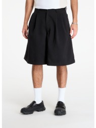 παντελόνια comme des garçons shirt short pleated trousers with patch pockets black l