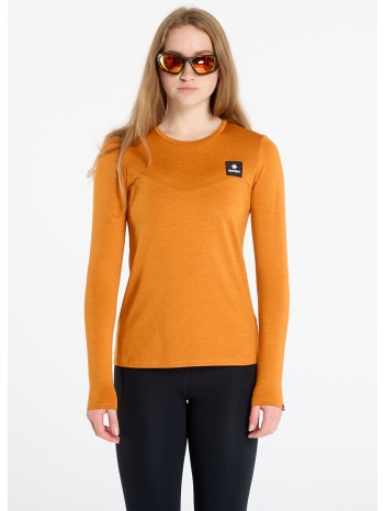 μπλουζάκι saysky w reflective logo pace long sleeve orange m σε προσφορά