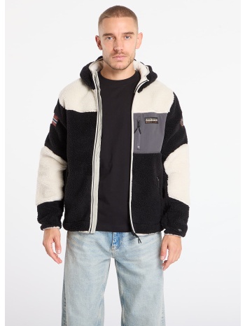 μπουφάν napapijri yupik fzh 3 cream/ black m σε προσφορά
