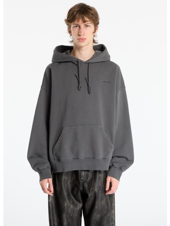 φούτερ carhartt wip hooded benton sweat unisex graphite σε προσφορά