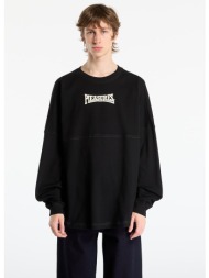 t-shirt pleasures bulldog heavyweight long sleeve black s