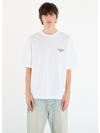 t-shirt carhartt wip s/s signature script t-shirt white/ σε προσφορά