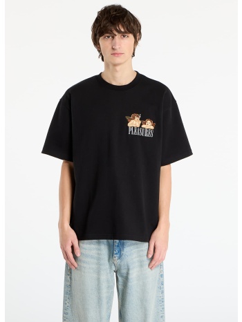 t-shirt pleasures dynamic short sleeve crewneck black xl σε προσφορά